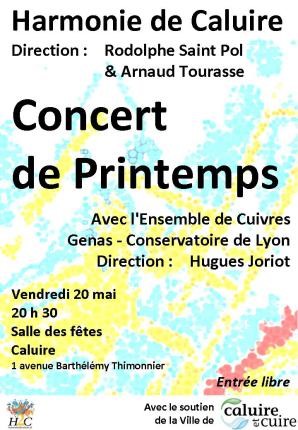 Prochain concert le vendredi 20 mai à Caluire