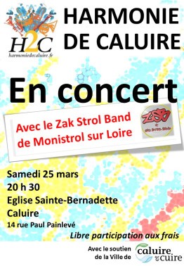 Concert de Printemps le samedi 25 mars 2017