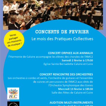 Concert samedi 2 février l’Opéra Orphée aux animaux