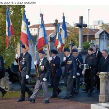 Cérémonie officielle du 1er novembre au cimetière de Caluire