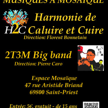 Concert du 16 mars avec le Big Bang de St Priest 2T3M