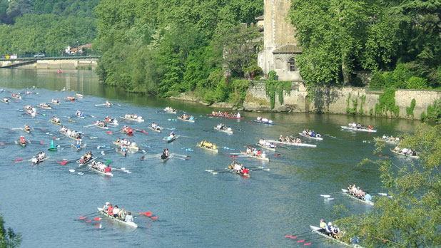 Animation des 20 ans de La traversée de Lyon en aviron le mercredi 1er mai à 8h30