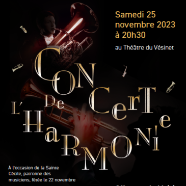 Concert de la Sainte Cécile au Vésinet – 25 novembre 2023